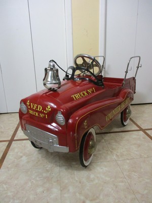 Volunteer Fire Dept Pedal Car Truck NO 
