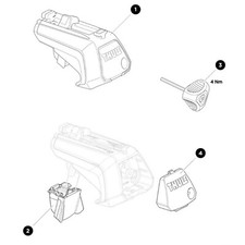 Thule 710400 Feet Foot Pack Spare Parts
