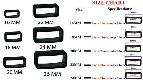10 Pcs Silicone Rubber Watch Strap Band Keeper Holder Hoop Loop Ring Retainer US - Picture 3 of 15