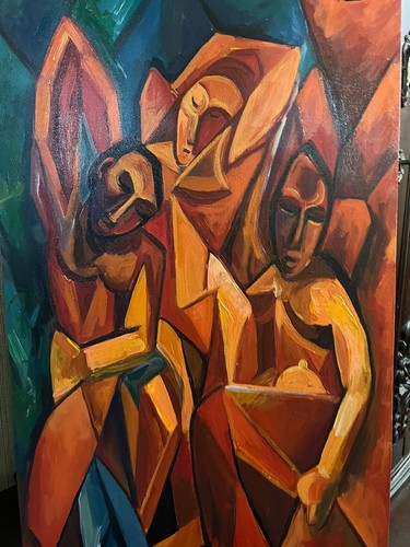 Pablo Picasso - Amazing Oil Canvas - Signed - Stamped - Picture 4 of 6