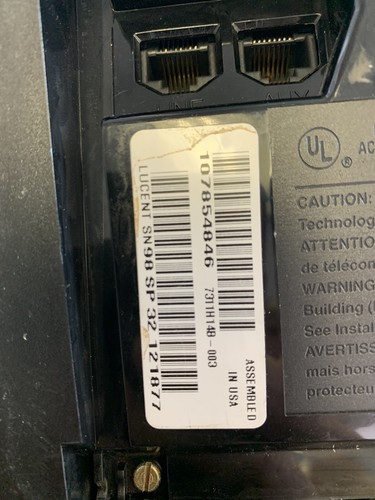 Avaya Partner / Lucent 18 Black 107854846 7311H14B-003 Digital VoIP Phone - Picture 4 of 6