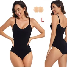 Women Trainer Tummy Control Top Seamless Body Shaper Slimming Bodysuit Shapewear