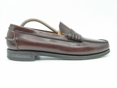 Florsheim Men\'s Burgundy Leather Loafers Size 8.5D Florsheim FLS Berkley 30253 Mens Leather Dress Penny Loafers  main image 3