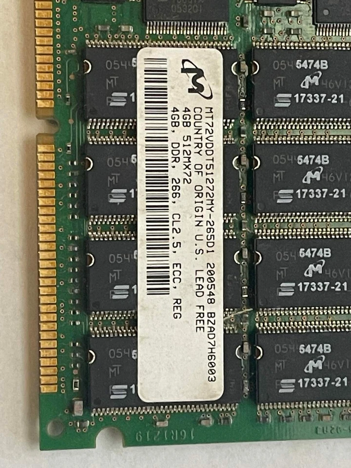 IBM 12R9264 4GB DIMM 208-PIN (1x4GB) - Image 3 of 4