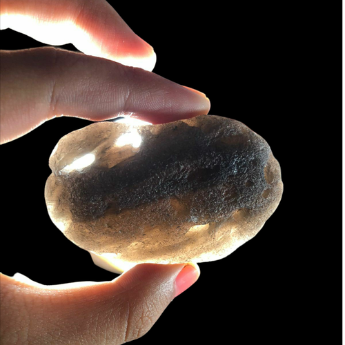 79gr Agni Manitite (Pearl of the Divine Fire) 100% Natural Indonesia Tektite - Picture 4 of 4