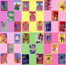 30 Trolls Assorted Large Stickers - Poppy, Branch, Biggie - Christmas, Halloween