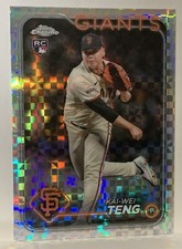 2024 Topps Chrome Update Kai-Wei Teng X Fractor #USC102  Giants RC