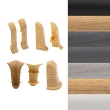 Premium PVC Skirting Board Cezar Classic Accessories Corners Trims Cable Channel