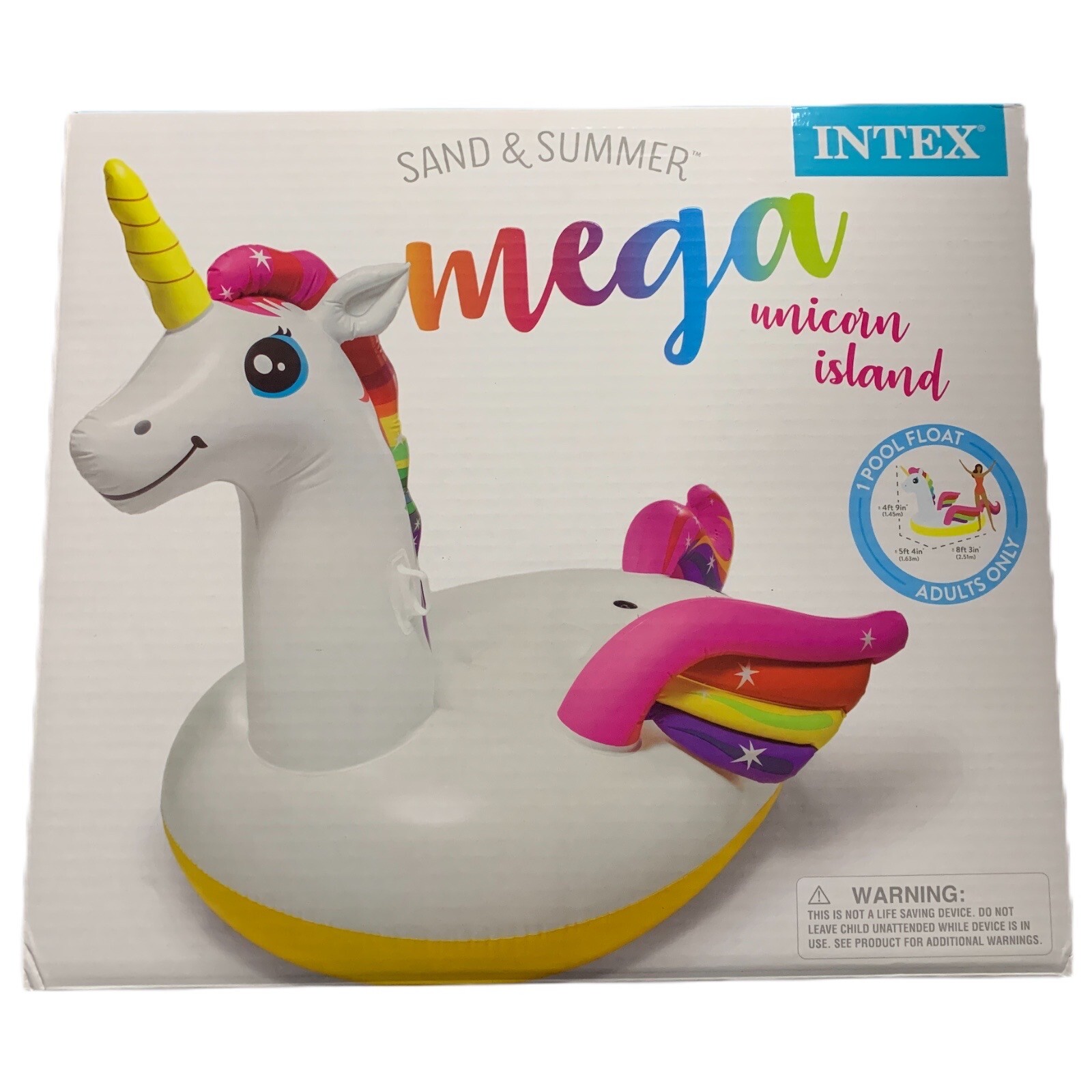 intex mega unicorn float