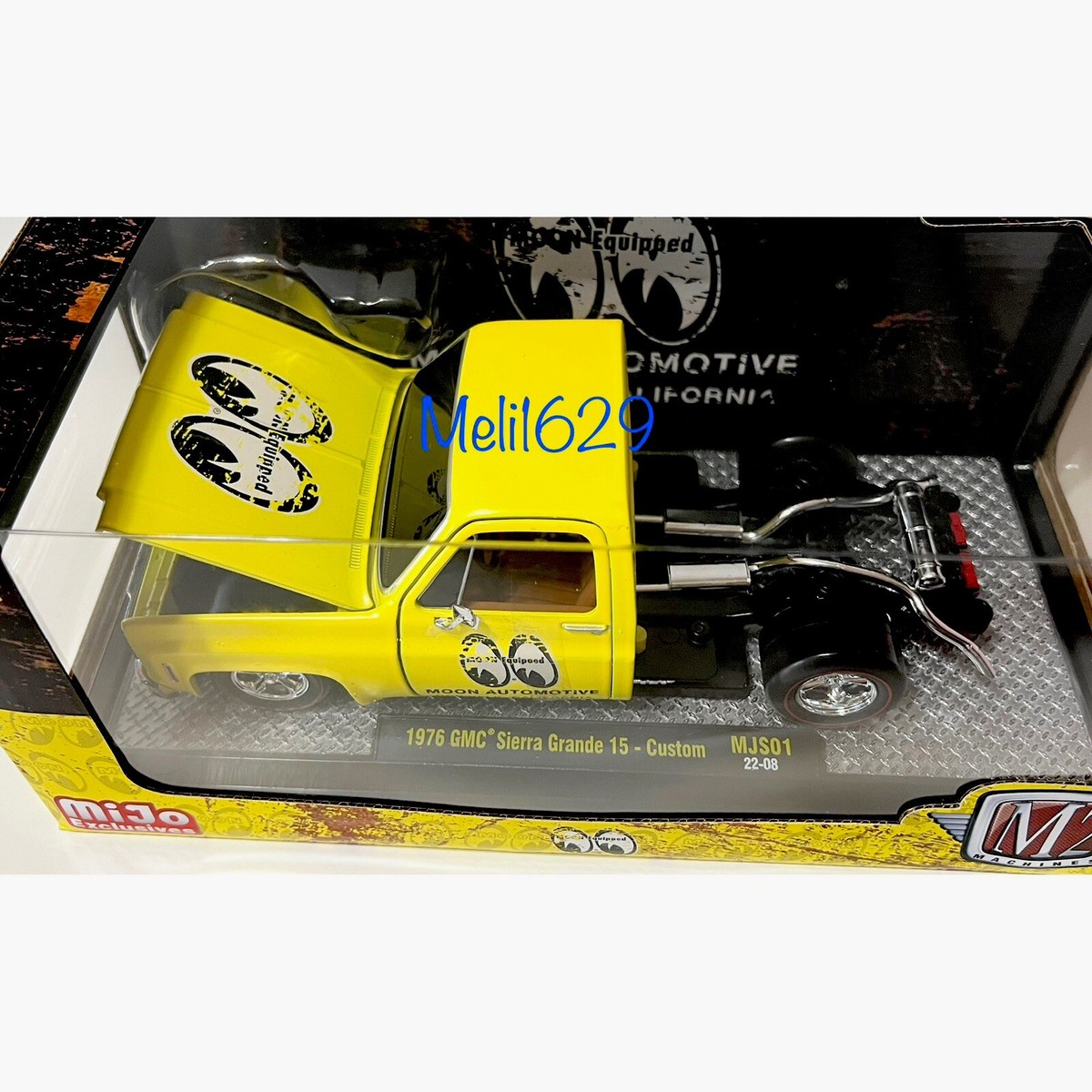 ムーンアイズ MOONEYES 1976 GMC SIERRA GRANDE15 M2 Machines 1:24 1976 GMC Sierra Grande 15 Mooneyes Custom