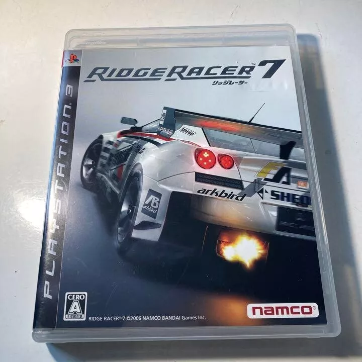 PS3 PlayStation 3 Ridge Racer 7 Japanese Games With Box Tested
