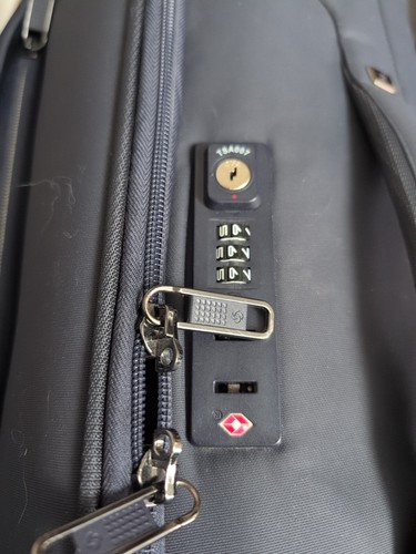 Samsonite Airea 55 cm aufrechter Handgepäckkoffer Handgepäckkoffer Frontfächer blau - Bild 4 von 15