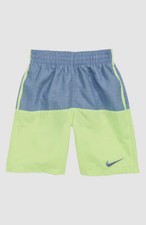 310 Nike Kid's Boy's Green Split Volley Boardshorts Swimwear Size S