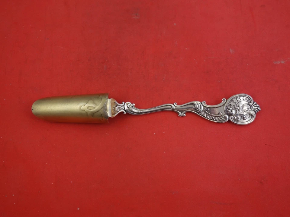 Rococo by Shiebler Sterling Silver Cheese Scoop GW 8" Large Original - Image 2 of 2