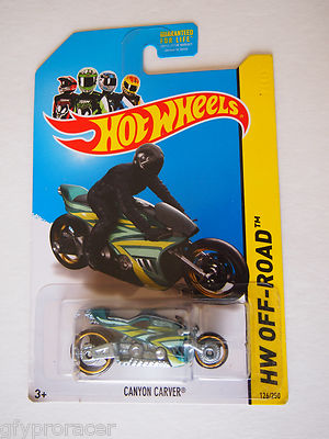ミニカー Hot Wheels Canyon Carver 2007 2007 Hot Wheels Canyon Carver Motorcycle 2008 New Models #10