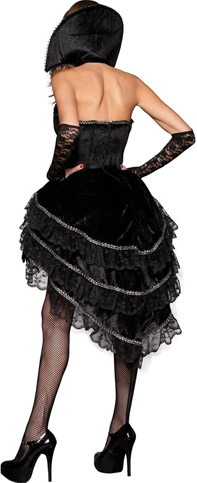 In Character 241784 Womens Vampire's Vixen Adult Costume Dress Black/Red Size XS - Image 2 of 2