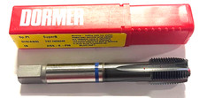 Dormer 5/8-18 Machine Tap HSS-E-PM Spiral Point Plug Tap Blue Ring 4FL H5 2.5xD