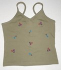 Girls Vintage Route 66 Cute Green Adjustable Tank Comfy Fun Soft Top Sz 6 /6x — photo 1
