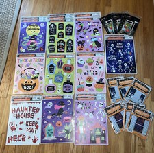 18 Halloween Decal Window Decorations/13 Window 5 Door Covers Assorted Designs