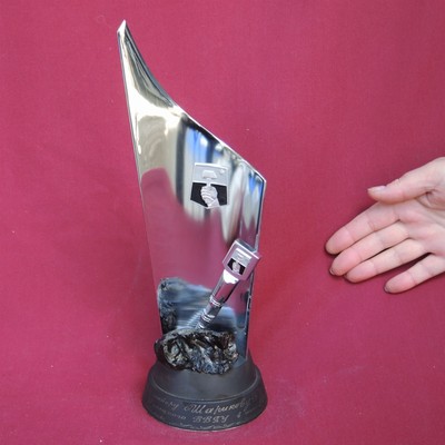 Alte USSR Miner Presslufthammer Star 0.3m=3 0cm Nickel Desktop Soviet General