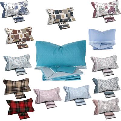 COMPLETO LENZUOLA FLANELLA MORBIDA LETTO MATRIMONIALE SINGOLO