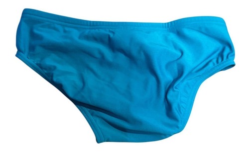 Speedo Mens Eco Endurance Swim Brief 32 Teal Blue Sustainable Fabric - Picture 3 of 9