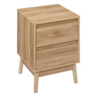 Nachttisch Abana, 2 Schubladen, 40 X 40 X 56 Cm