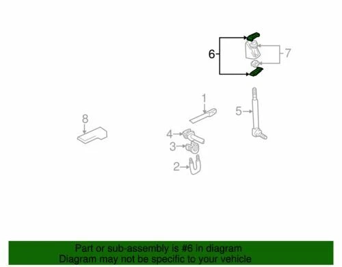 Genuíno GM 1991-2000 Chevrolet GMC C2500 3500 estabilizador link retentor 15595645 - Imagem 2 de 2