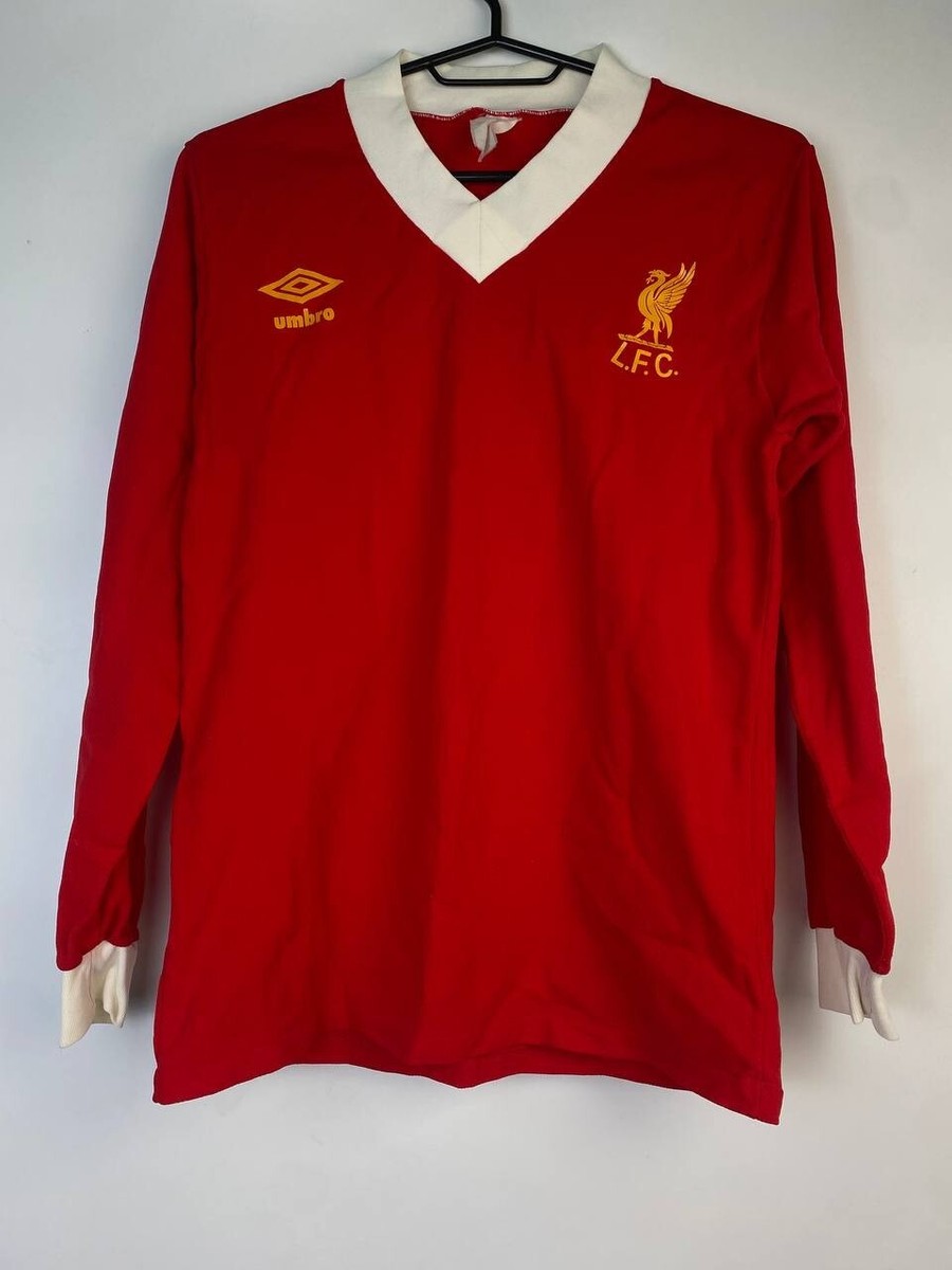 Vintage Very rare UMBRO 1979-82 LIVERPOOL LONG SLEEVE SIZE S