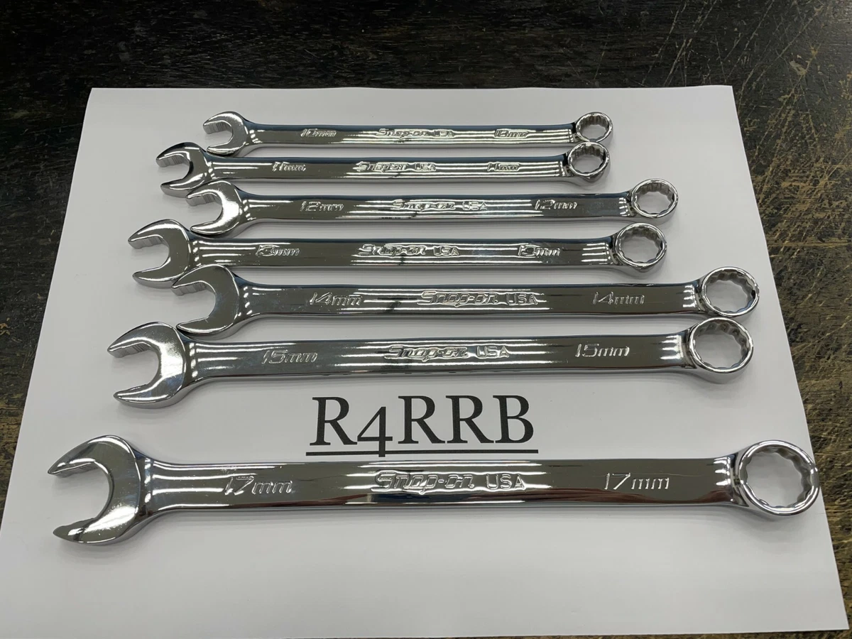 Snap on on sale metric spanner set