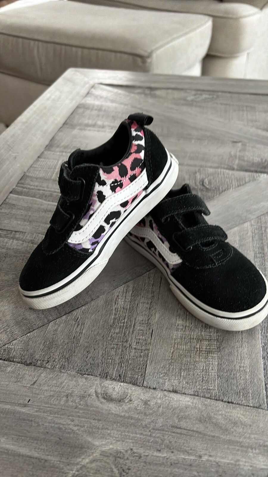 Vans Off the Wall Toddler Shoes Old Skool V Sneakers Black-image