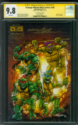 Teenage Mutant Ninja Turtles 100 CGC SS 9.8 Adams Game Changer