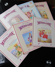 Worlds Of Wonder Talking Mother Goose  Hector Fairy Tales BOOKS ONLY Lot Of 6