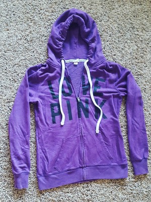 Best Savings for EUC Victorias Secret PINK Purple Zip Up Hoodie Size Small Best Savings for EUC Victorias Secret PINK Purple Zip Up Hoodie Size Small