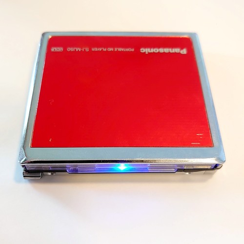 Panasonic SJ-MJ50 MiniDisc Player Red - Tested Working Functional MD - Picture 11 of 11