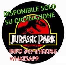 Copri Ruota di Scorta FUORISTRADA LOGO DISEGNO JURASSIC PARK SOLO SU ORDINAZIONE