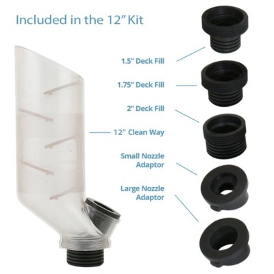12'' Clean Way Fuel Fill kit. 