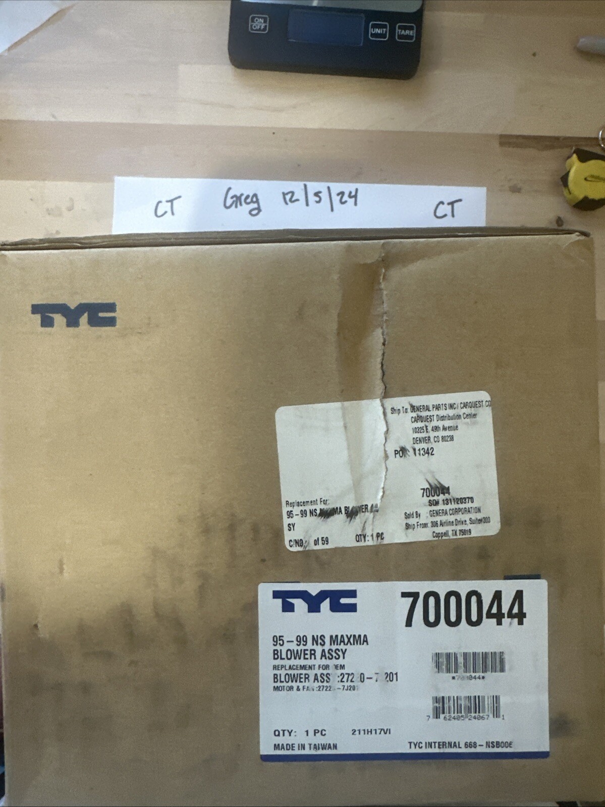 HVAC Blower Motor TYC 700044 for sale online | eBay