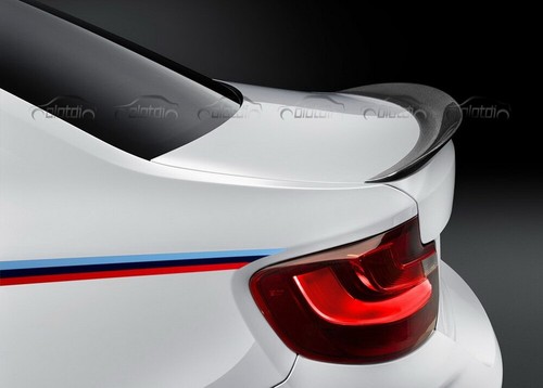 Alerón labial trasero estilo fibra de carbono estilo P para BMW Serie 2 F22 F87 M2 2014-18 - Imagen 2 de 12