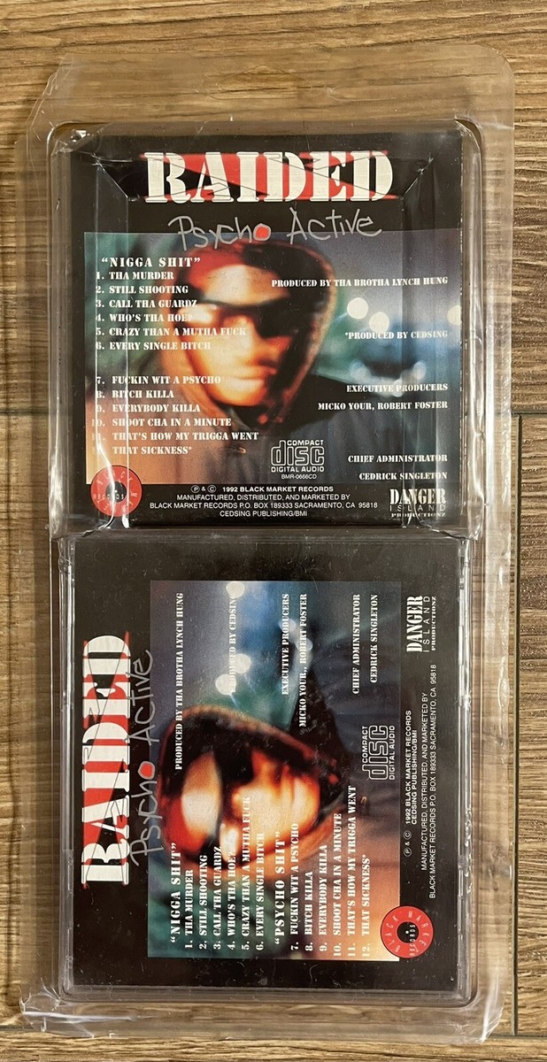 X-RAIDED “PSYCHO ACTIVE” CD 💿 DEBUT ALBUM BRAND NEW/SEALED