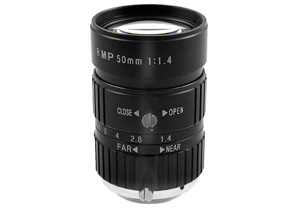 C Mount f/1.4 Lenses 50mm Focal