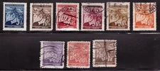 Czechoslovakia Bohemia Moravia Stamps #20 M 21 22 24 24A 25 49 50 51 U 1939-41