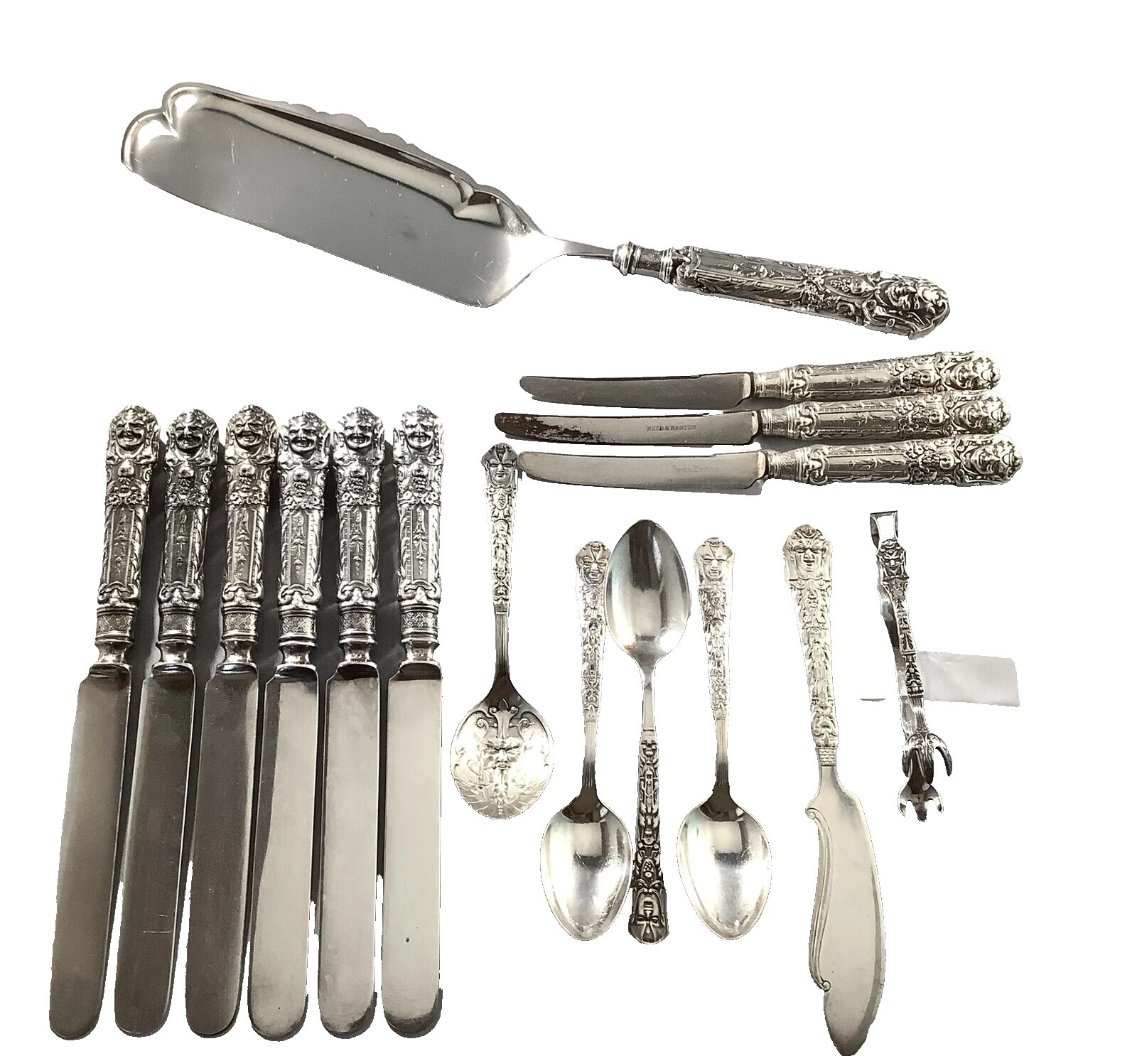 Nos Reed & Barton Renaissance Renacimiento antigüedades Plateado