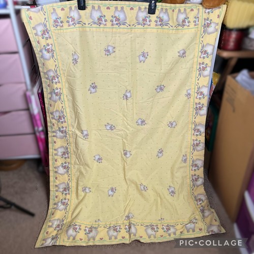 Edredón Cuna De Colección Daisy Kingdom Hecho a Mano Años 90 Ovejas Pastel Campo Granja Guardería - Imagen 2 de 6