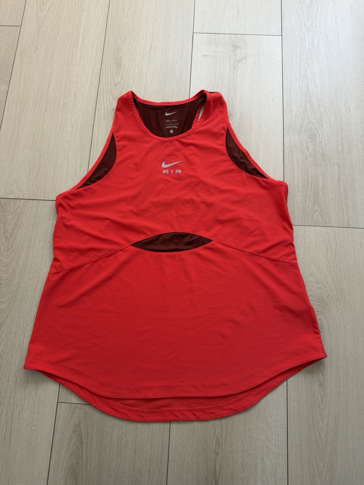 Nike Air Dri-FIT Women's Sleeveless Racerback Tank Top Red Size L