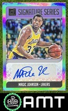 Magic Johnson 2018-19 Panini Donruss Auto Series Los Angeles Lakers #SG-MJS