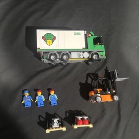 Lego Cargo Truck 60020 City Town Minifigure Building Set no manual 