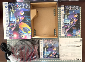 🔥 NiGHTS Into Dreams Sega Saturn 3D Control Pad Bundle CIB Complete Minty 🔥