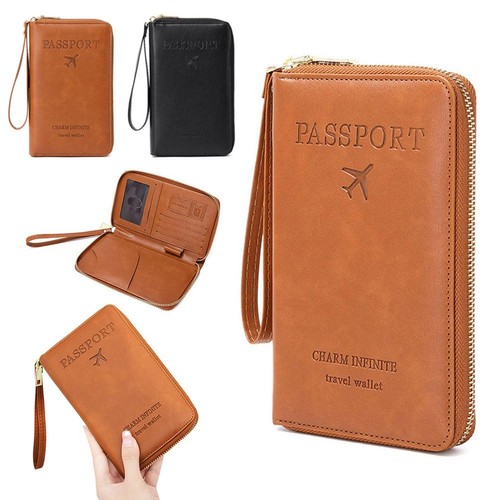 Passport Holder,Travel Wallet,Multi-Functional Passport Wallet,for Women and Men - Picture 4 of 23