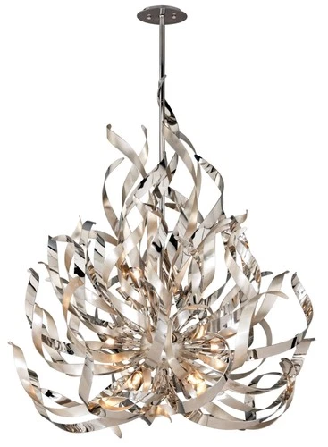 Corbett Lighting 154-412 Graffiti 12 Light 44"W Sputnik - Silver - Picture 4 of 4